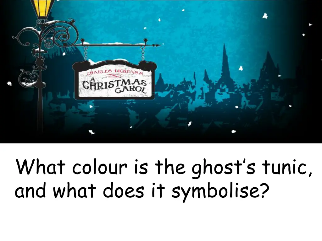 what colour is the ghost s tunic and what does