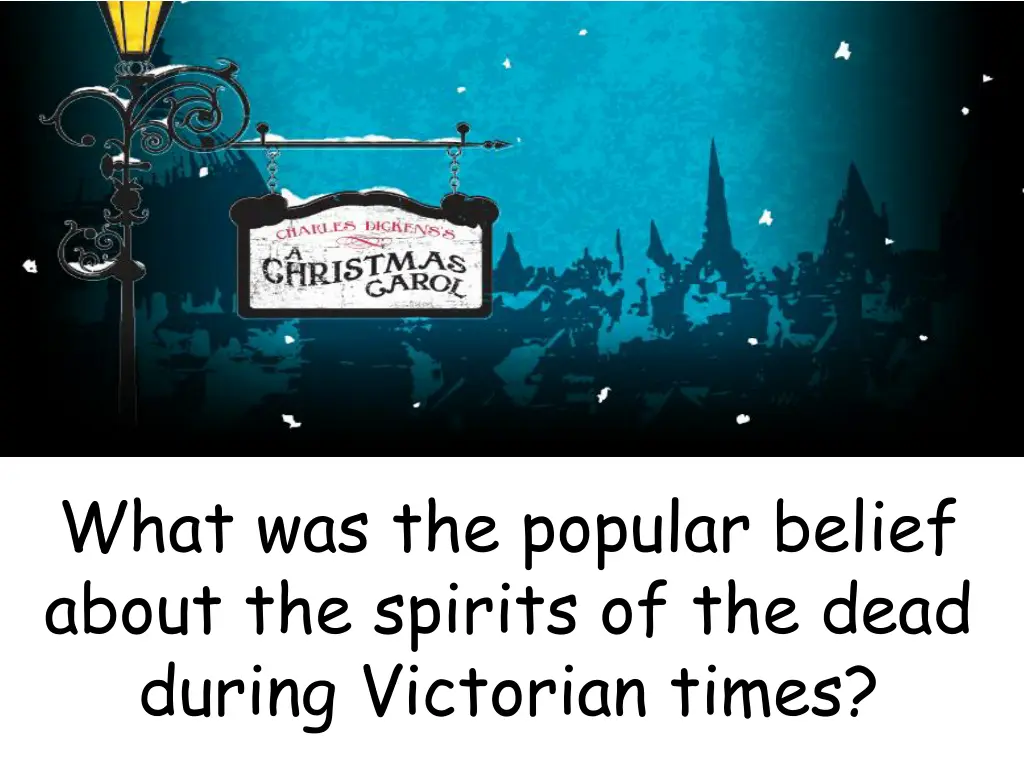 what was the popular belief about the spirits