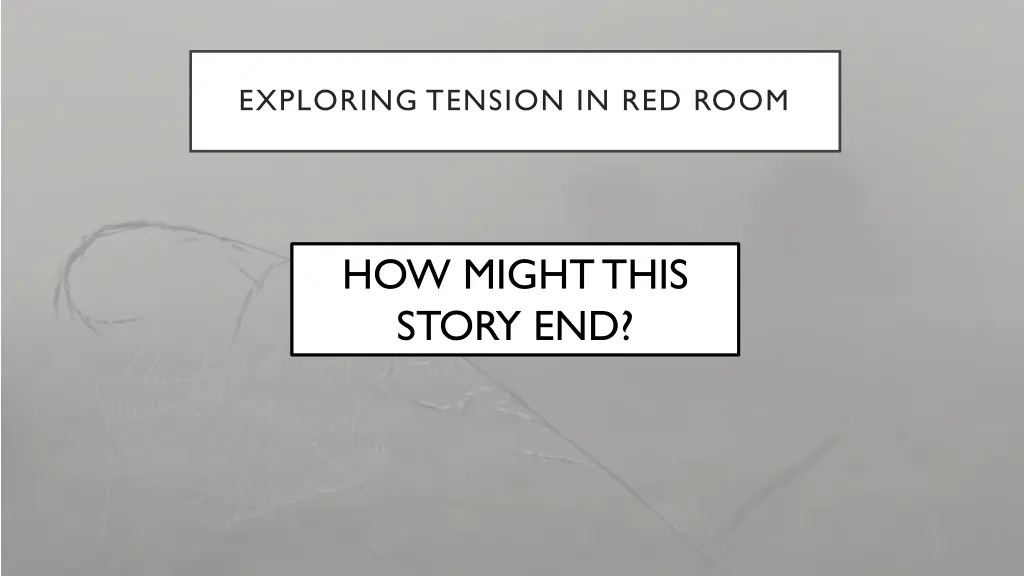 exploring tension in red room 2