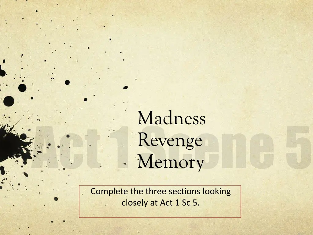 madness revenge