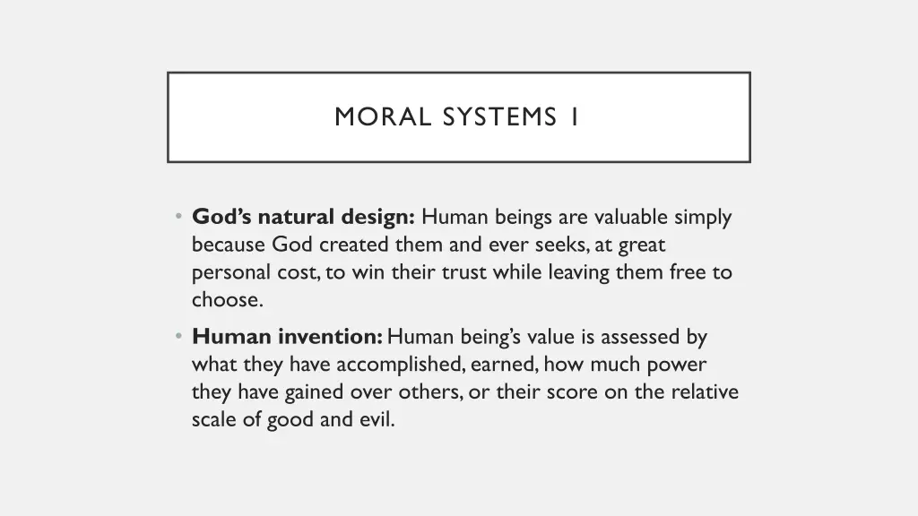 moral systems 1