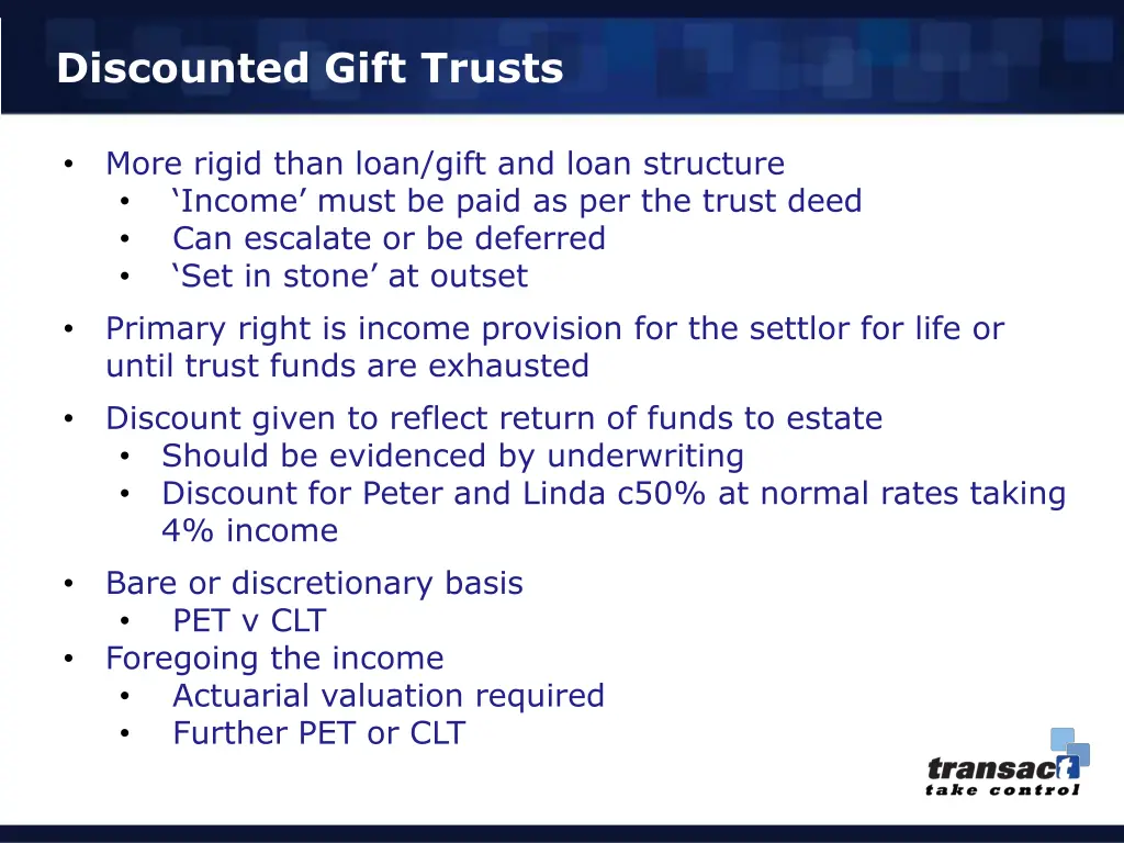 discounted gift trusts