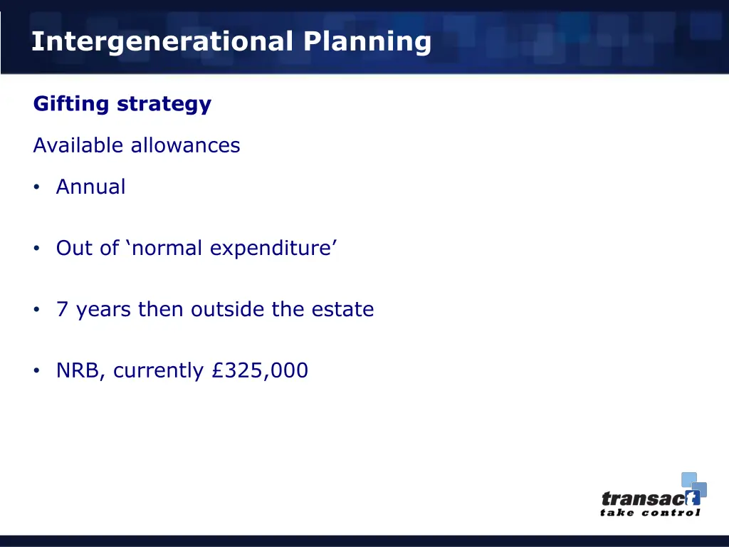 intergenerational planning 2