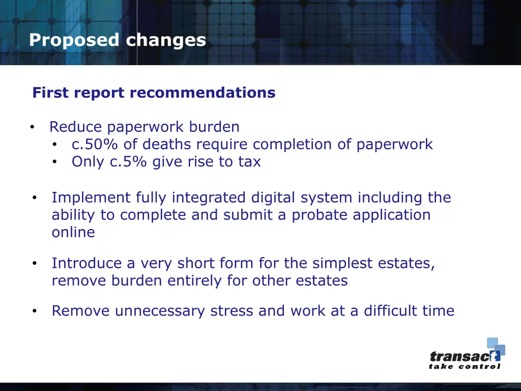 proposed changes 1