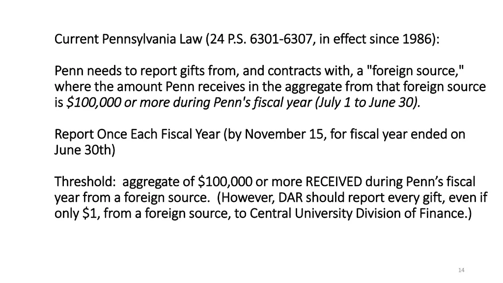 current pennsylvania law 24 p s 6301 current