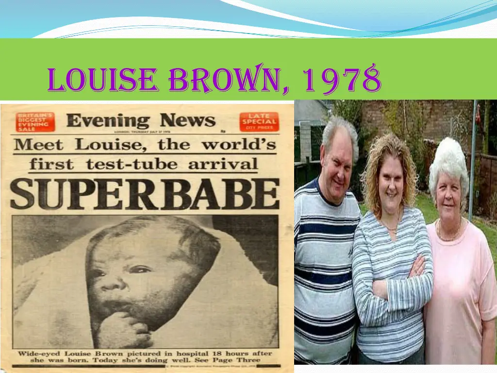 louise brown 1978