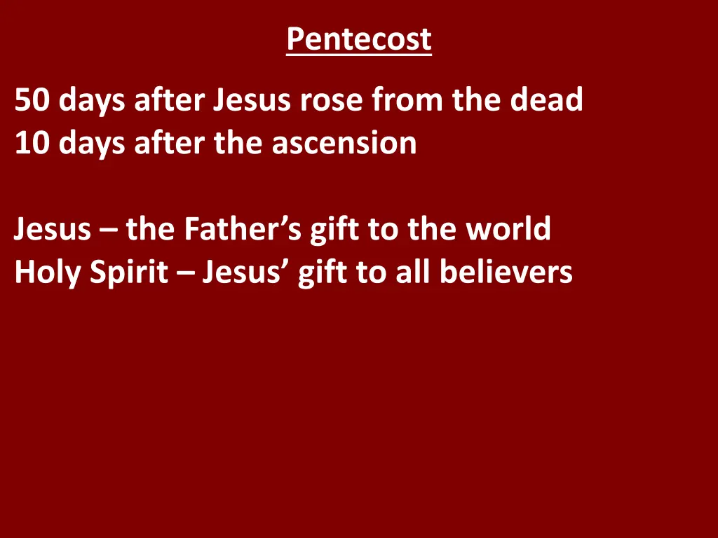 pentecost 4