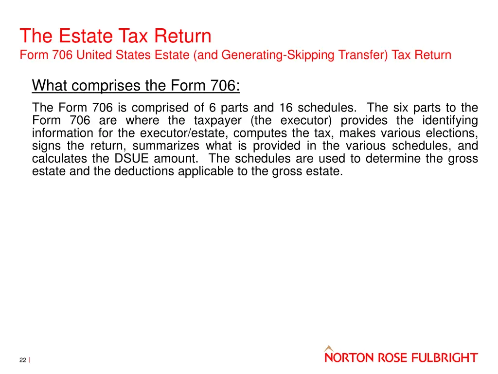 the estate tax return form 706 united states 5