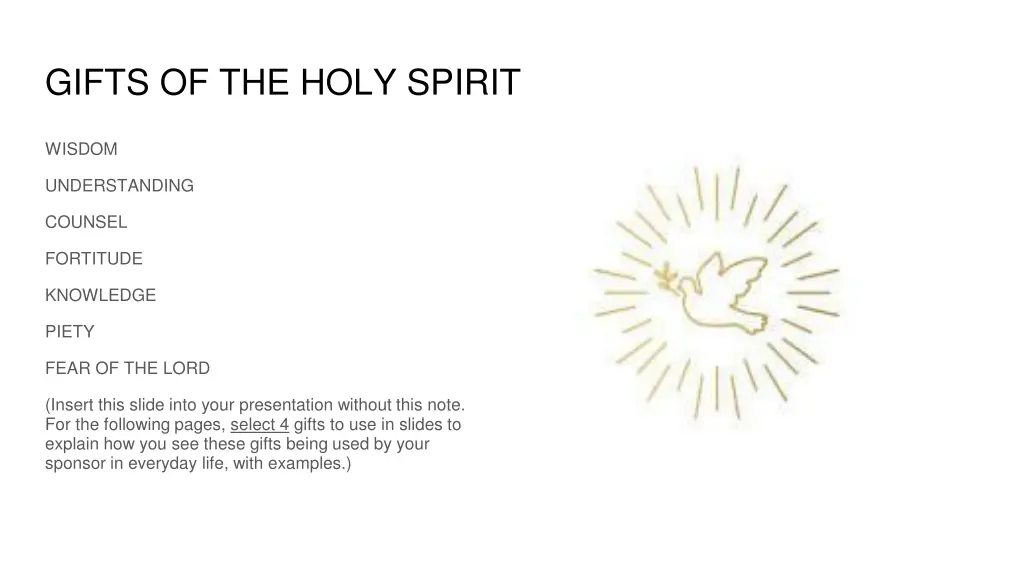 gifts of the holy spirit