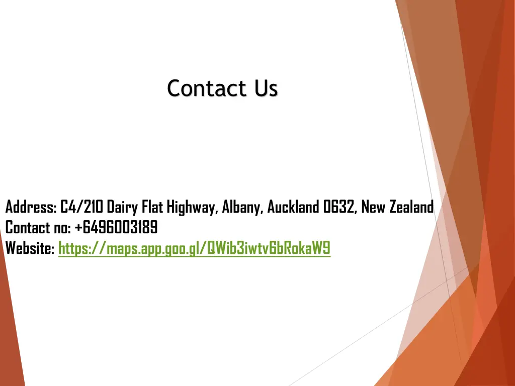 contact us