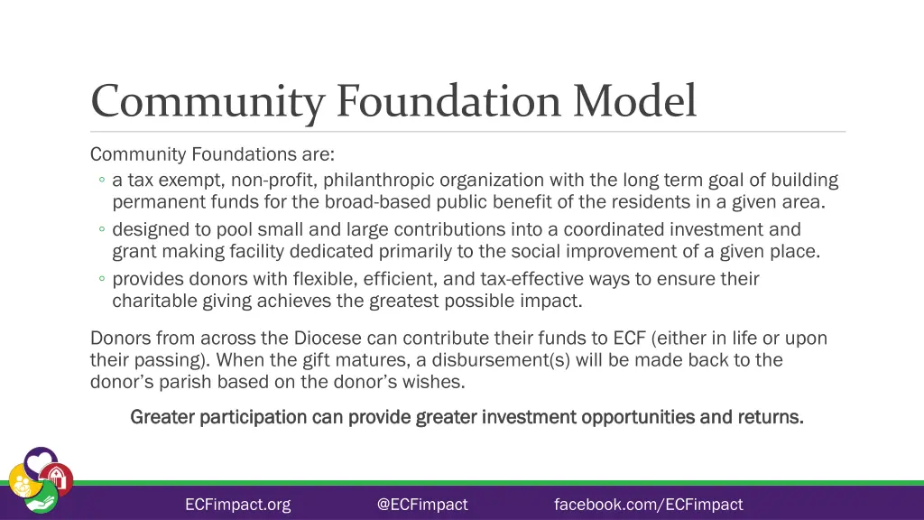 community foundation model