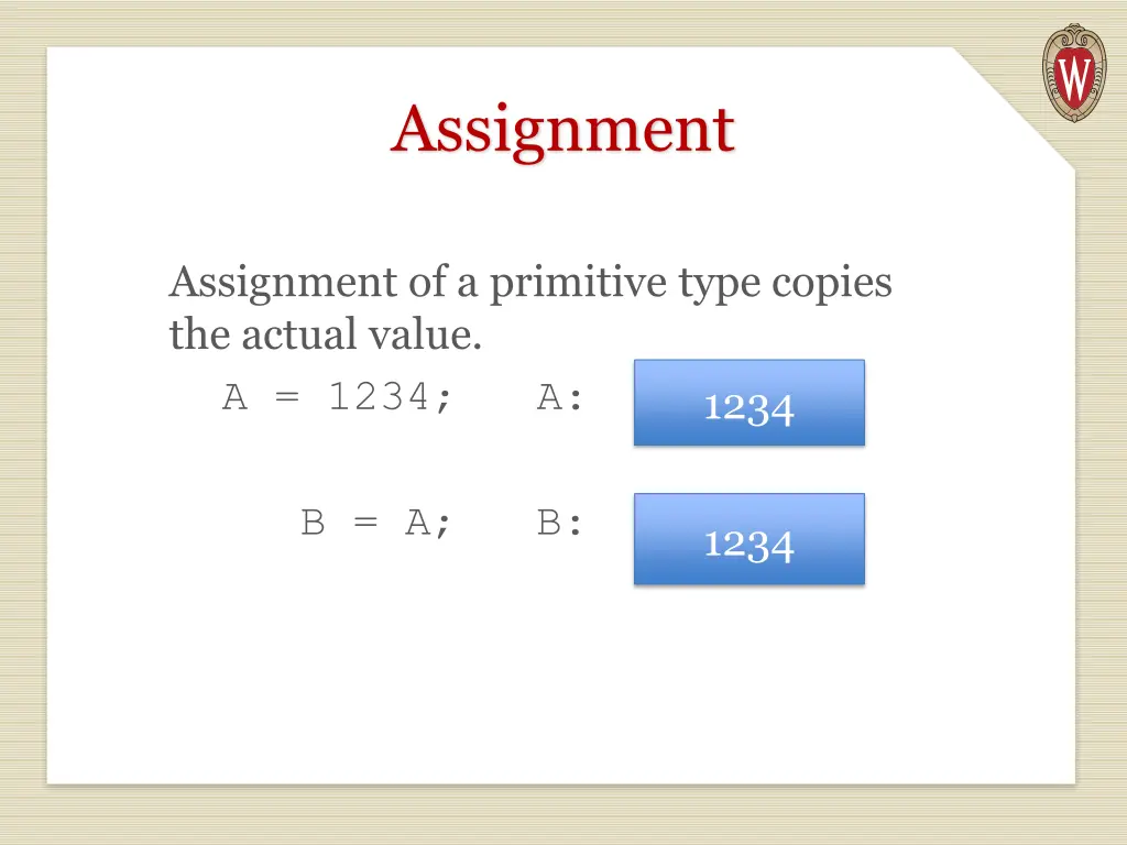 assignment