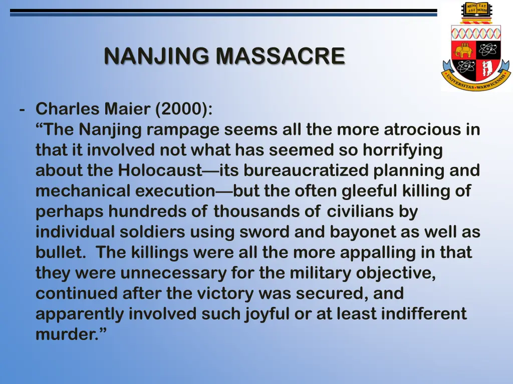 nanjing massacre