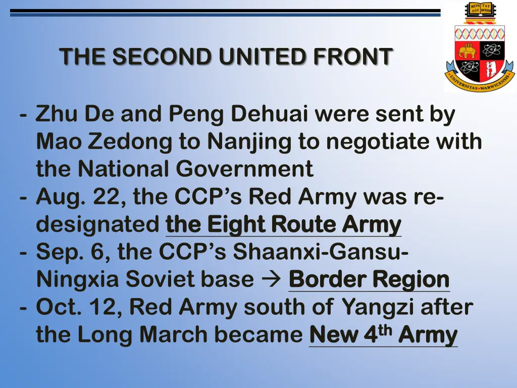 the second united front