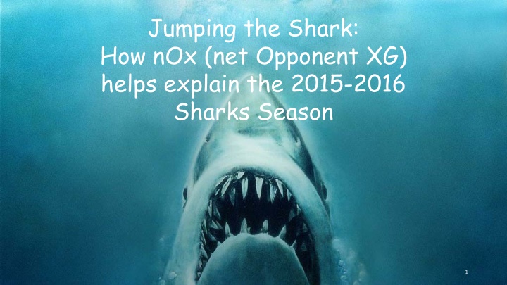 jumping the shark how nox net opponent xg helps