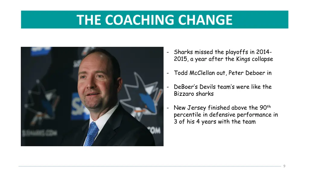 the coaching change