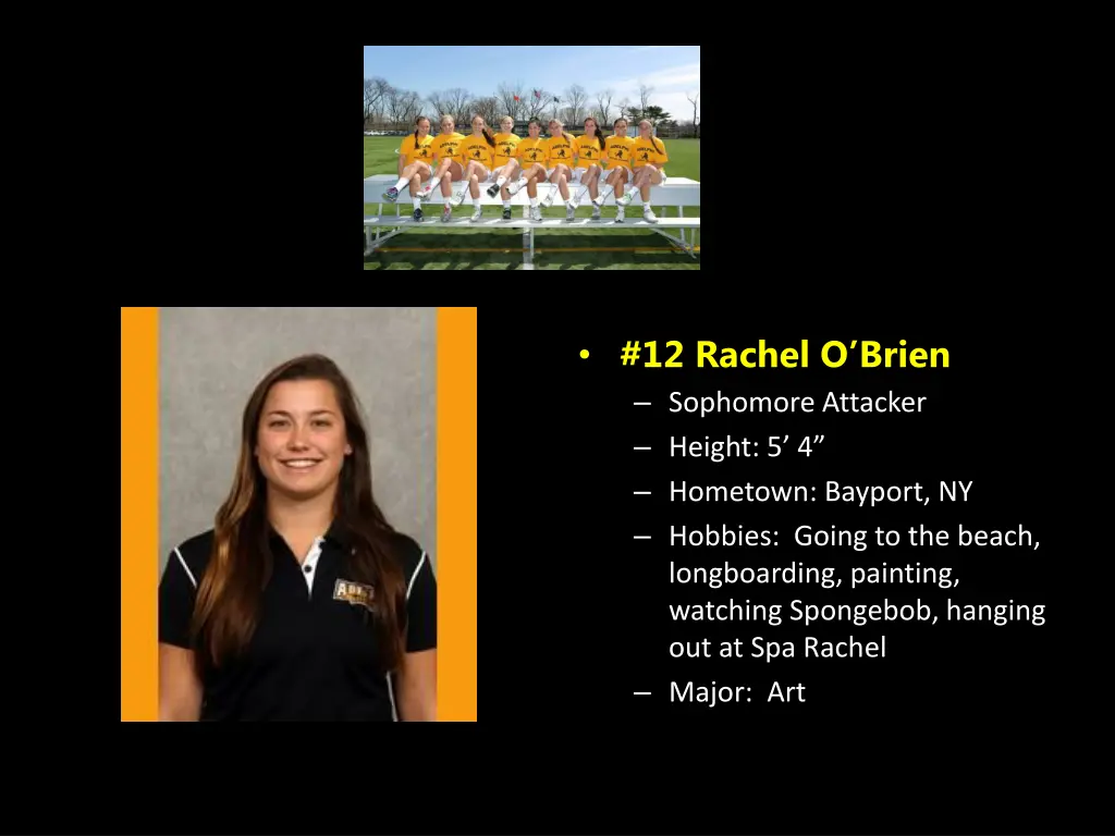 12 rachel o brien sophomore attacker height