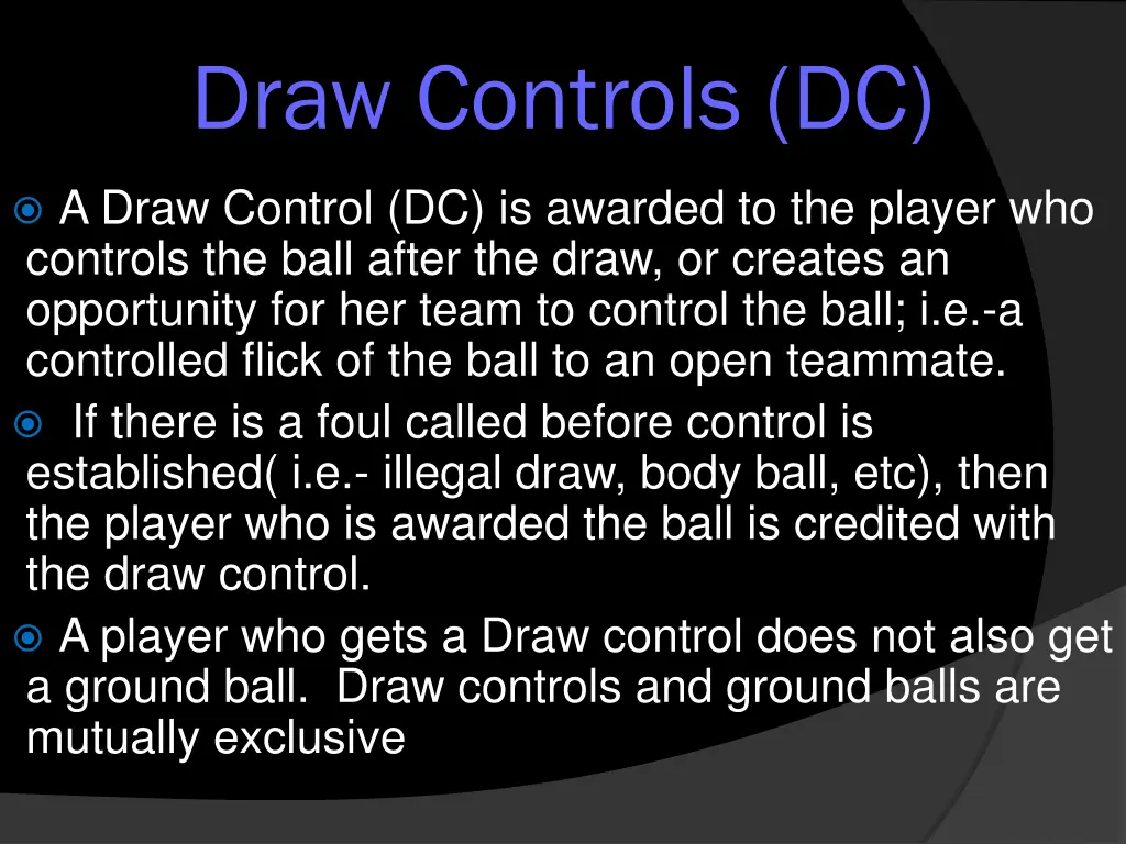 draw controls dc 1