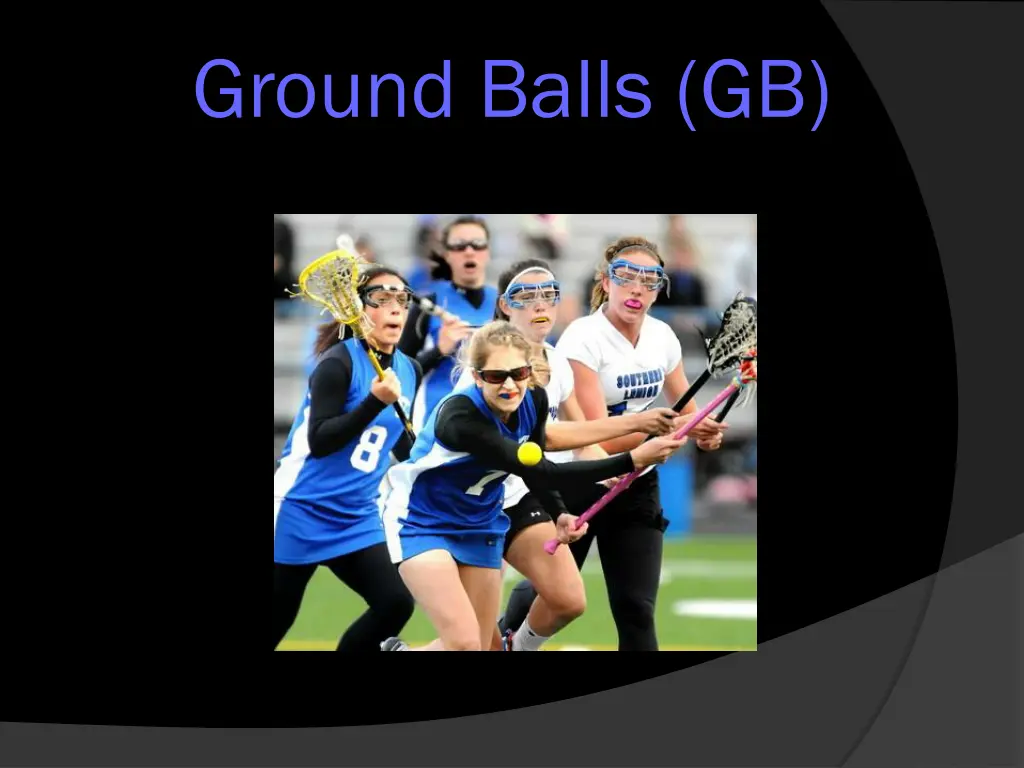 ground balls gb