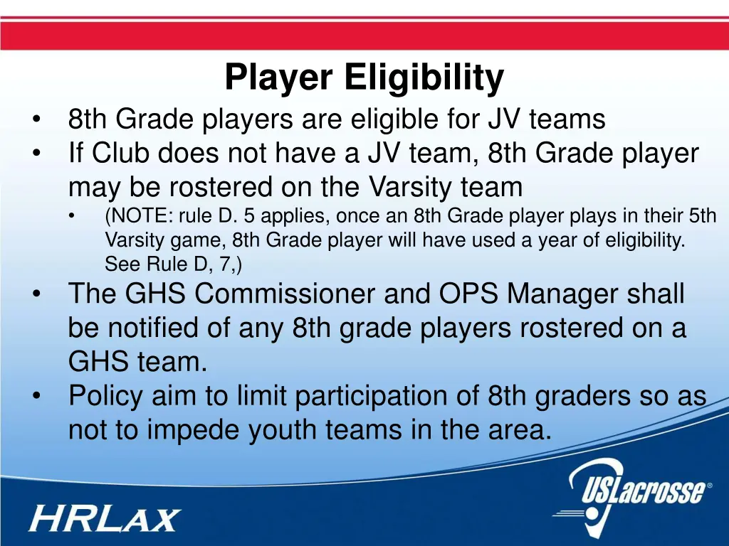 player eligibility 2