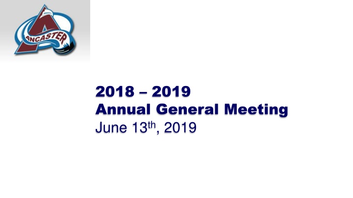 2018 2019 annual general meeting june 13 th 2019