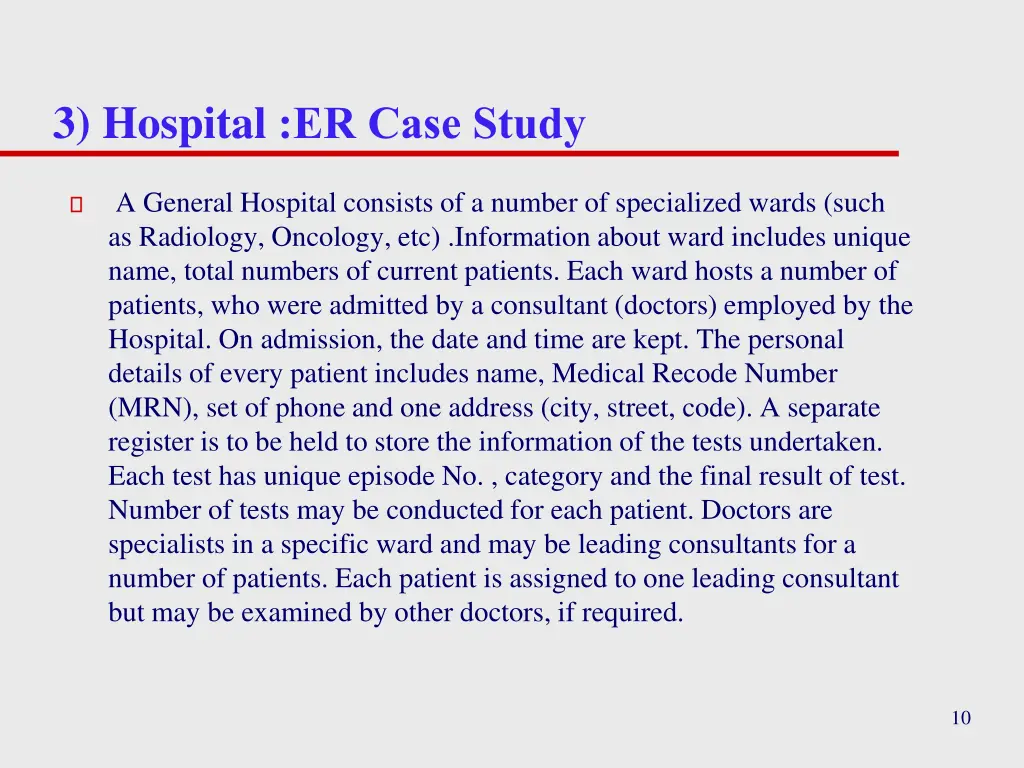 3 hospital er case study