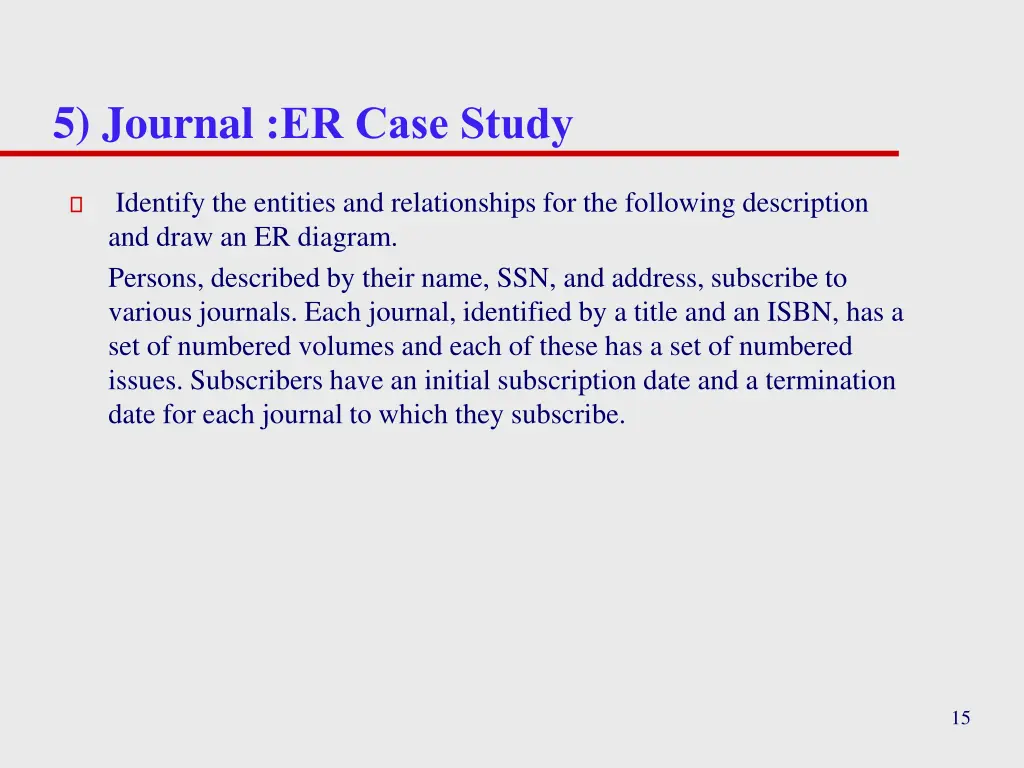 5 journal er case study