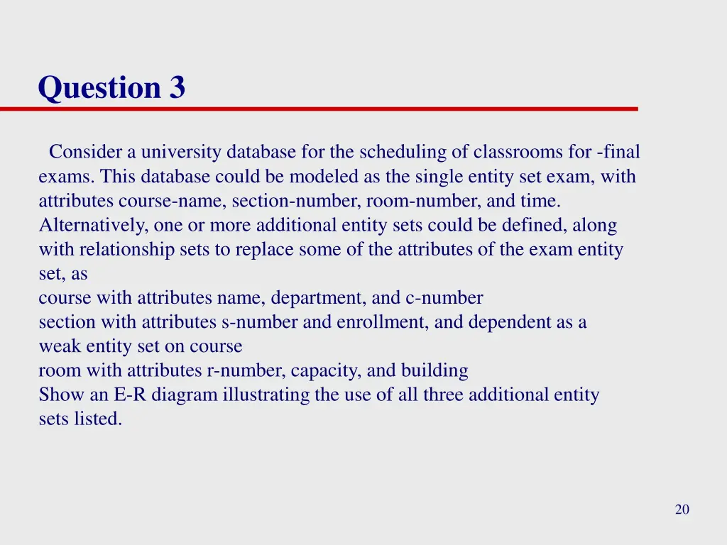 question 3