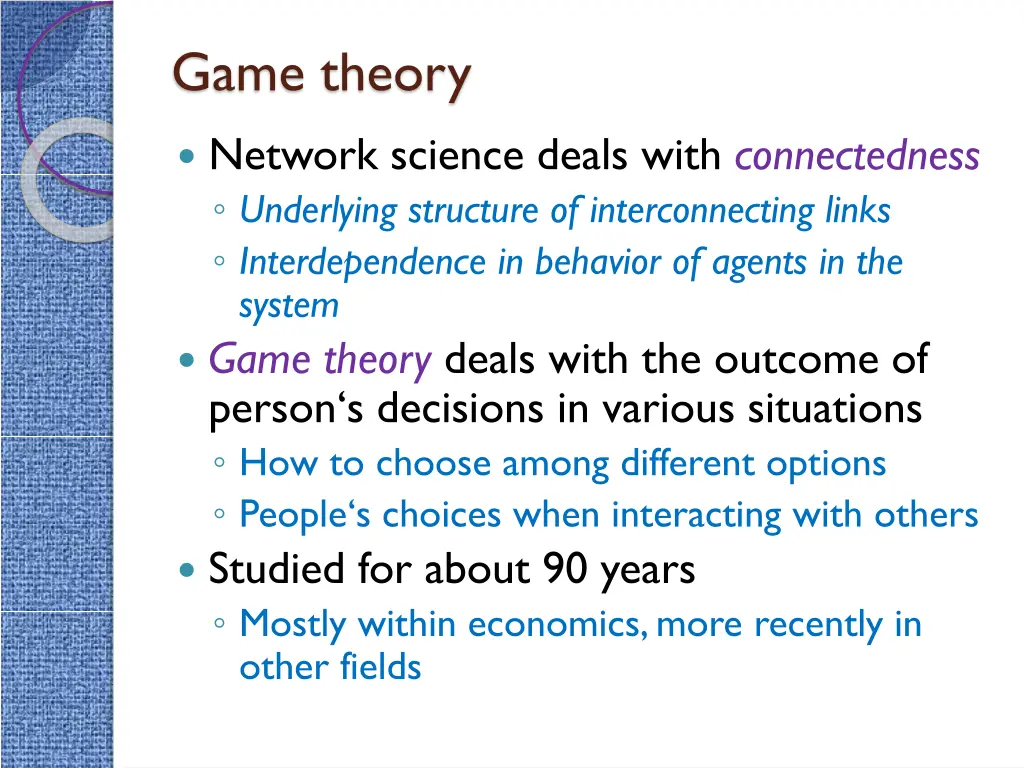 game theory