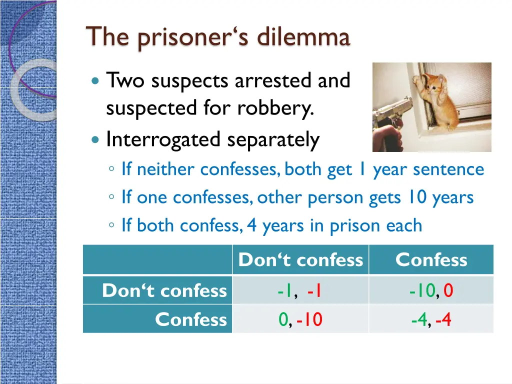 the prisoner s dilemma