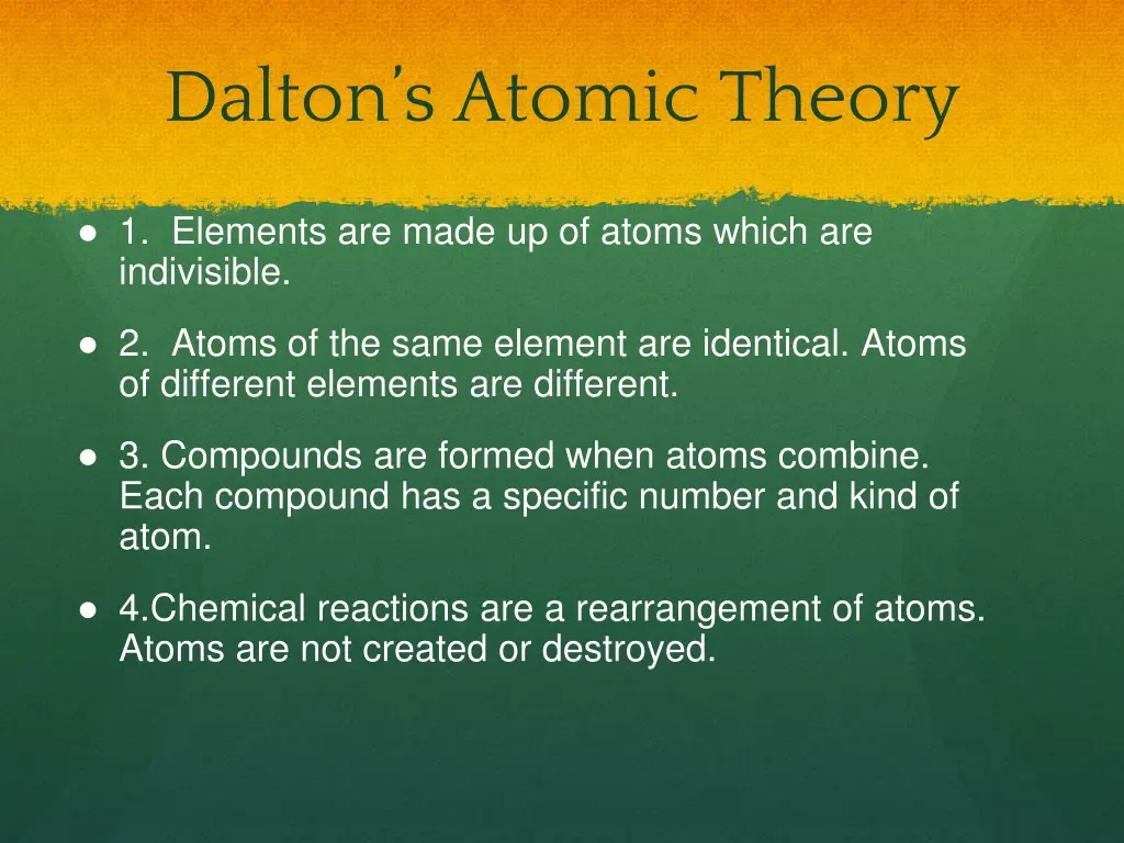 dalton s atomic theory