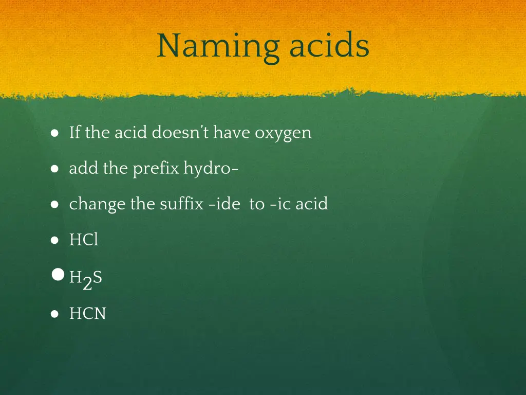 naming acids 1