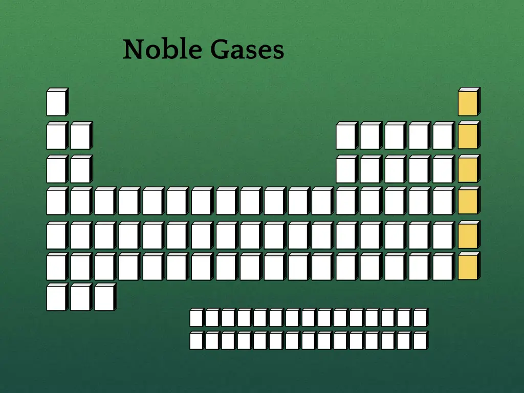 noble gases