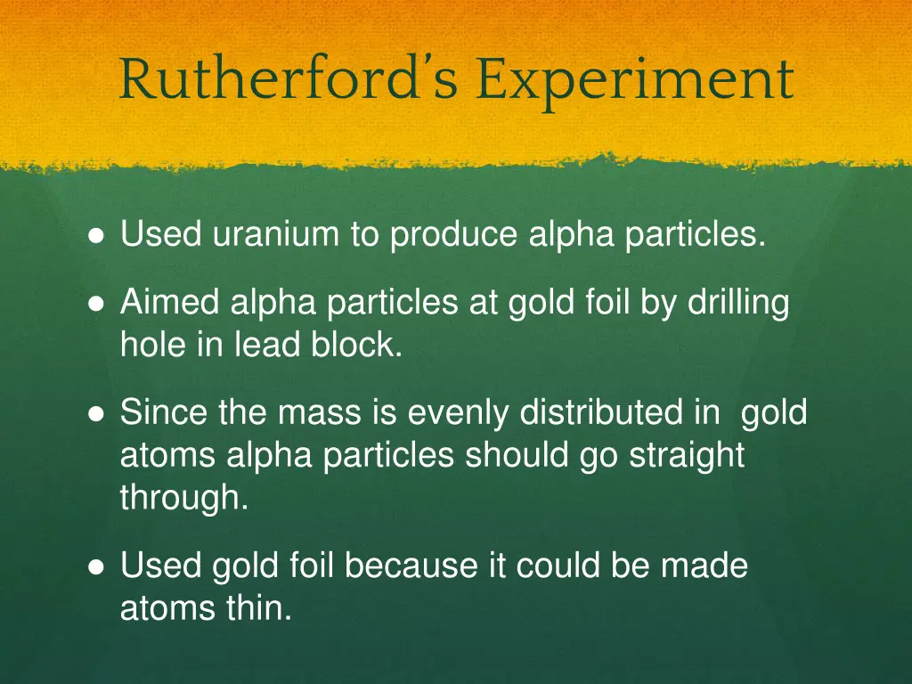 rutherford s experiment