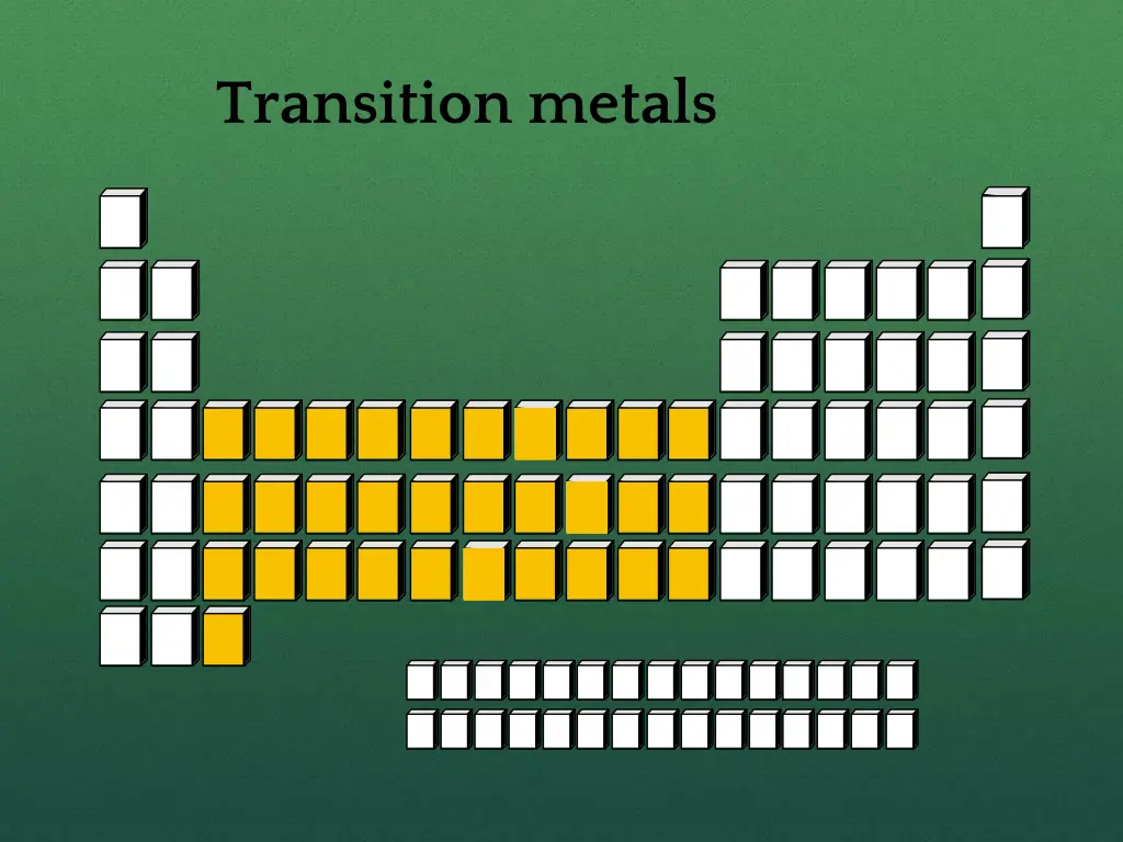 transition metals