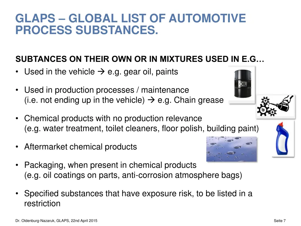 glaps global list of automotive process substances 5