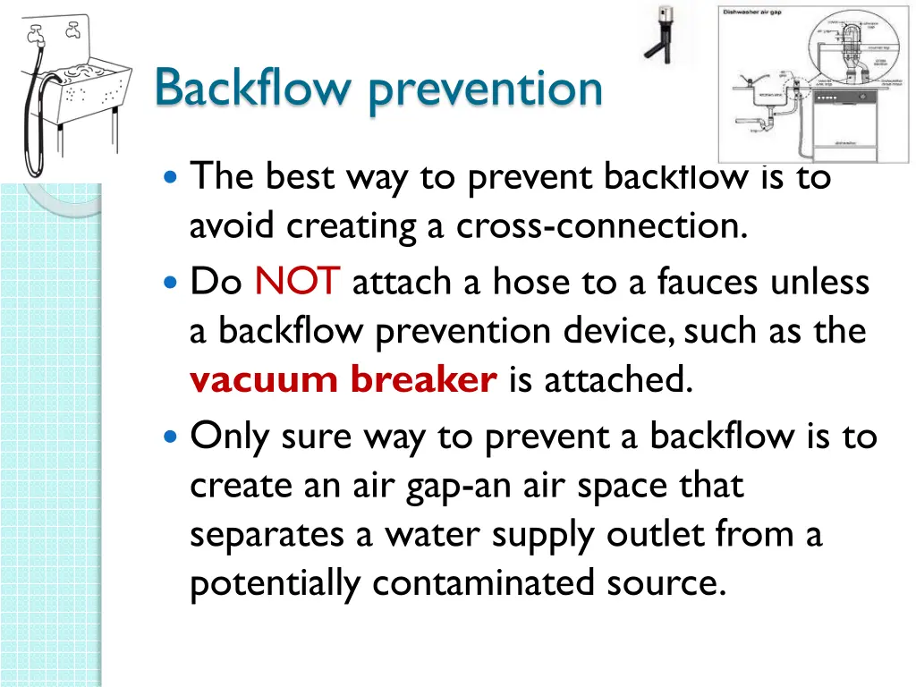 backflow prevention