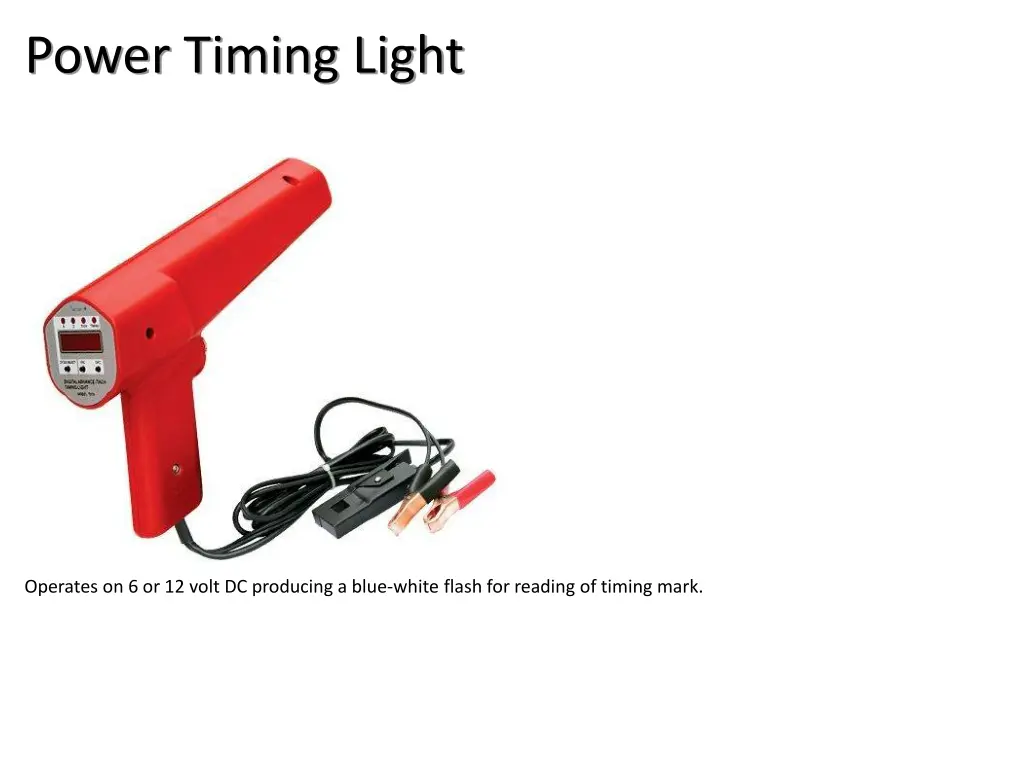 power timing light