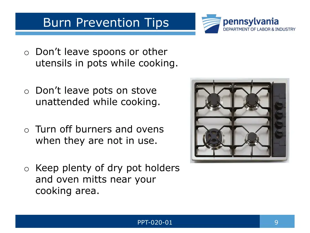 burn prevention tips 1