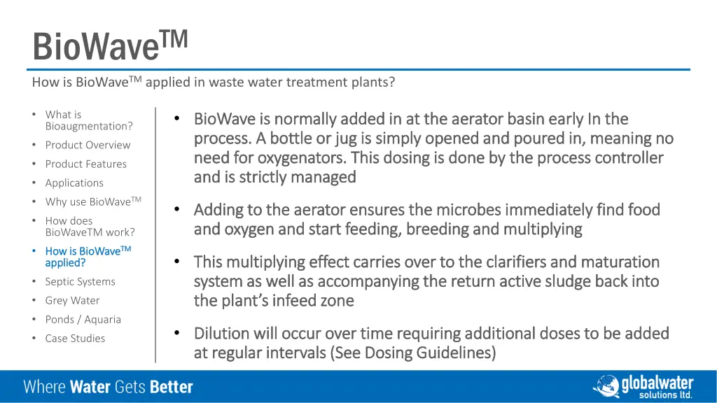 biowave tm how is biowave tm applied in waste