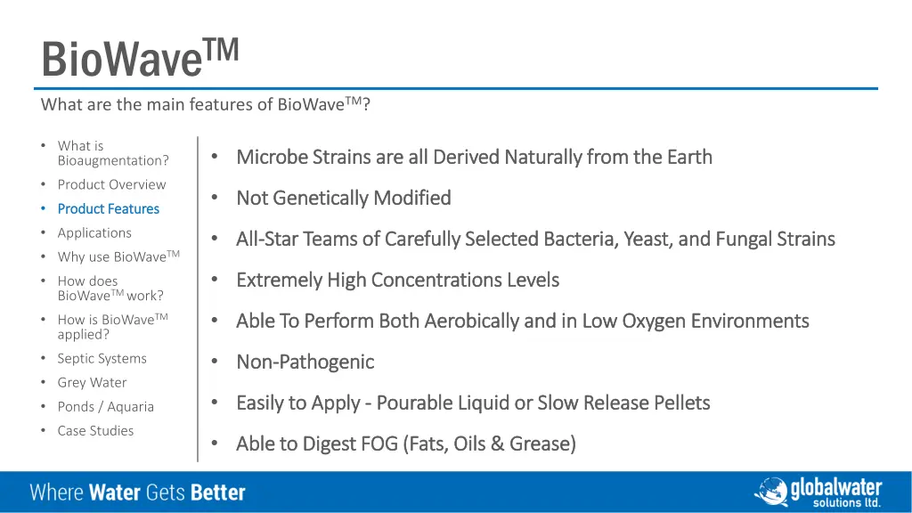 biowave tm what are the main features of biowave