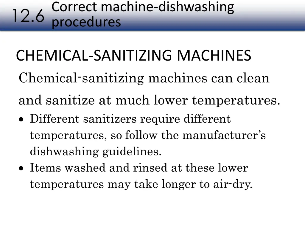 correct machine dishwashing procedures 3