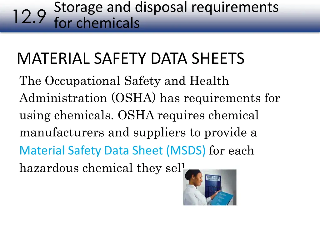 storage and disposal requirements for chemicals 1