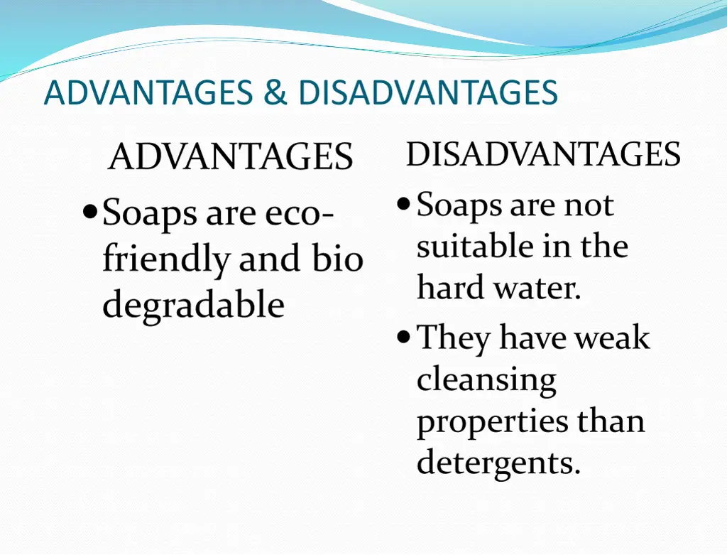 advantages disadvantages