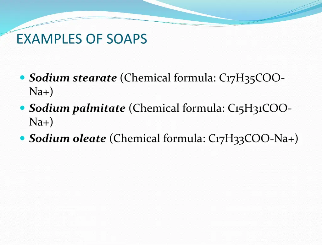 examples of soaps