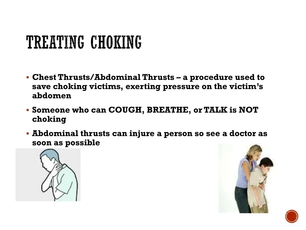 treating choking