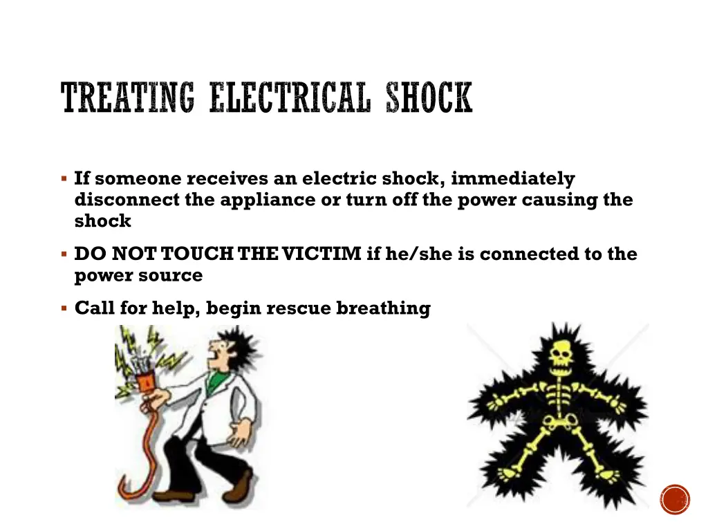 treating electrical shock