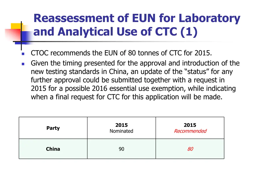 reassessment of eun for laboratory and analytical