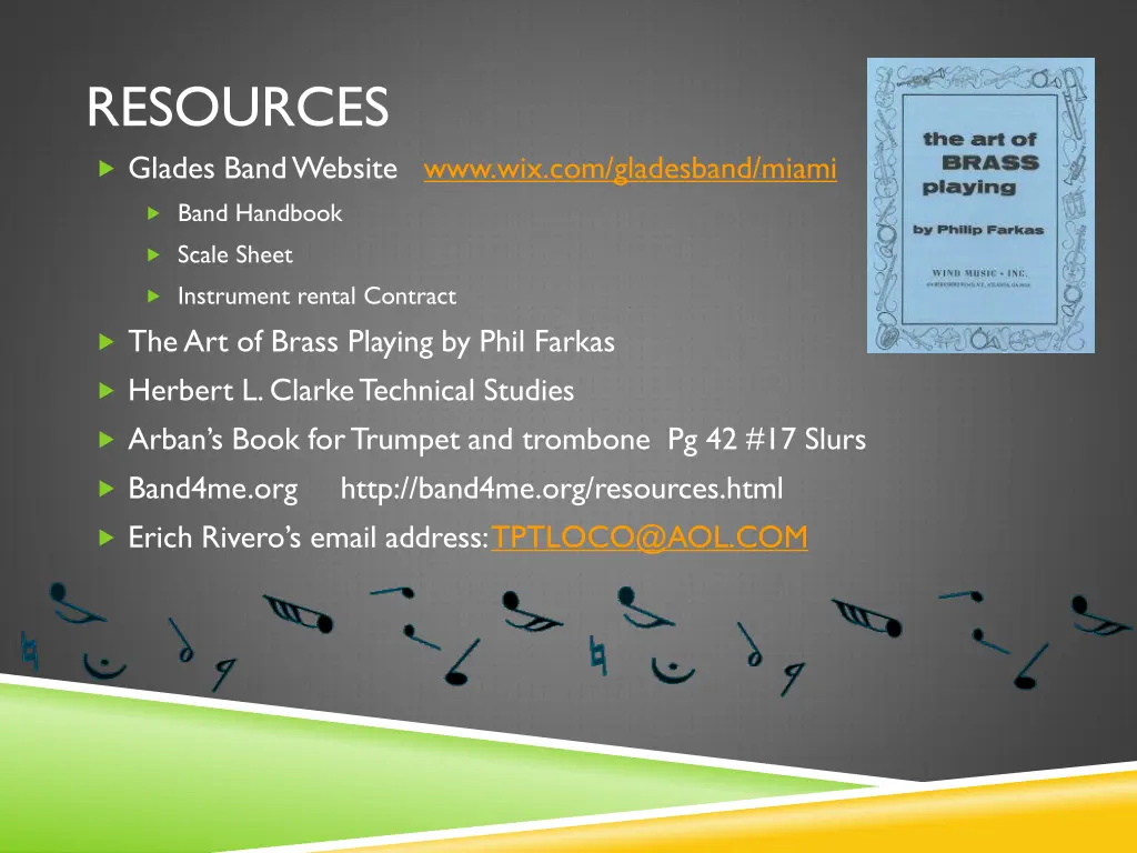 resources glades band website