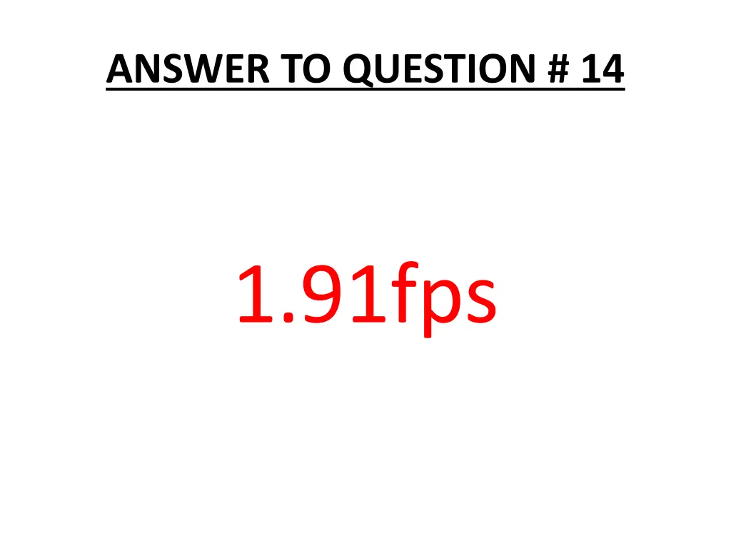 answer to question 14